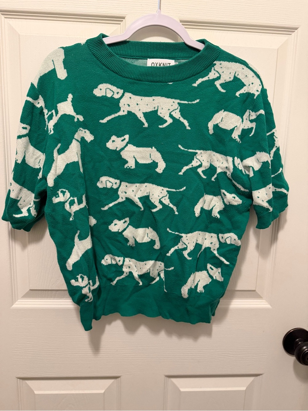 Oxknit Short Sleeve Dog Sweater